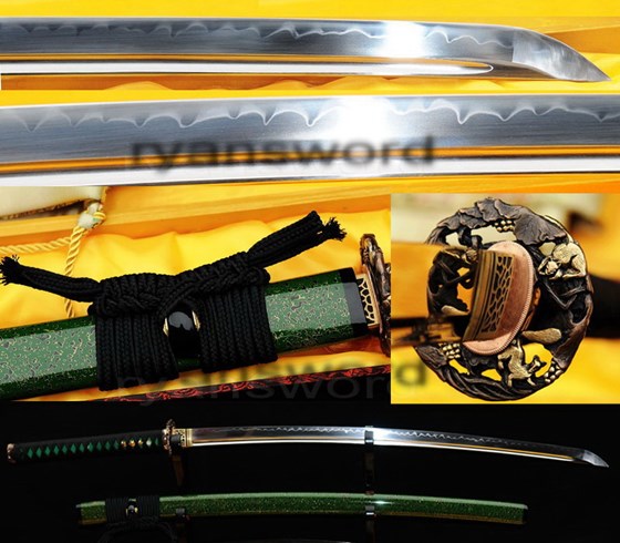 Carbon Steel Sharp Blade Samurai: Handmade Sword